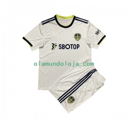 Camisola Leeds United Criança Equipamento Primeiro 2022-2023 Manga Curta